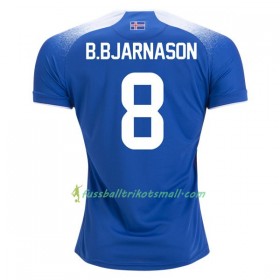 Günstige Fußballtrikots Island B.Bjarnason 8 WM 2018 Heimtrikotsatz kaufen